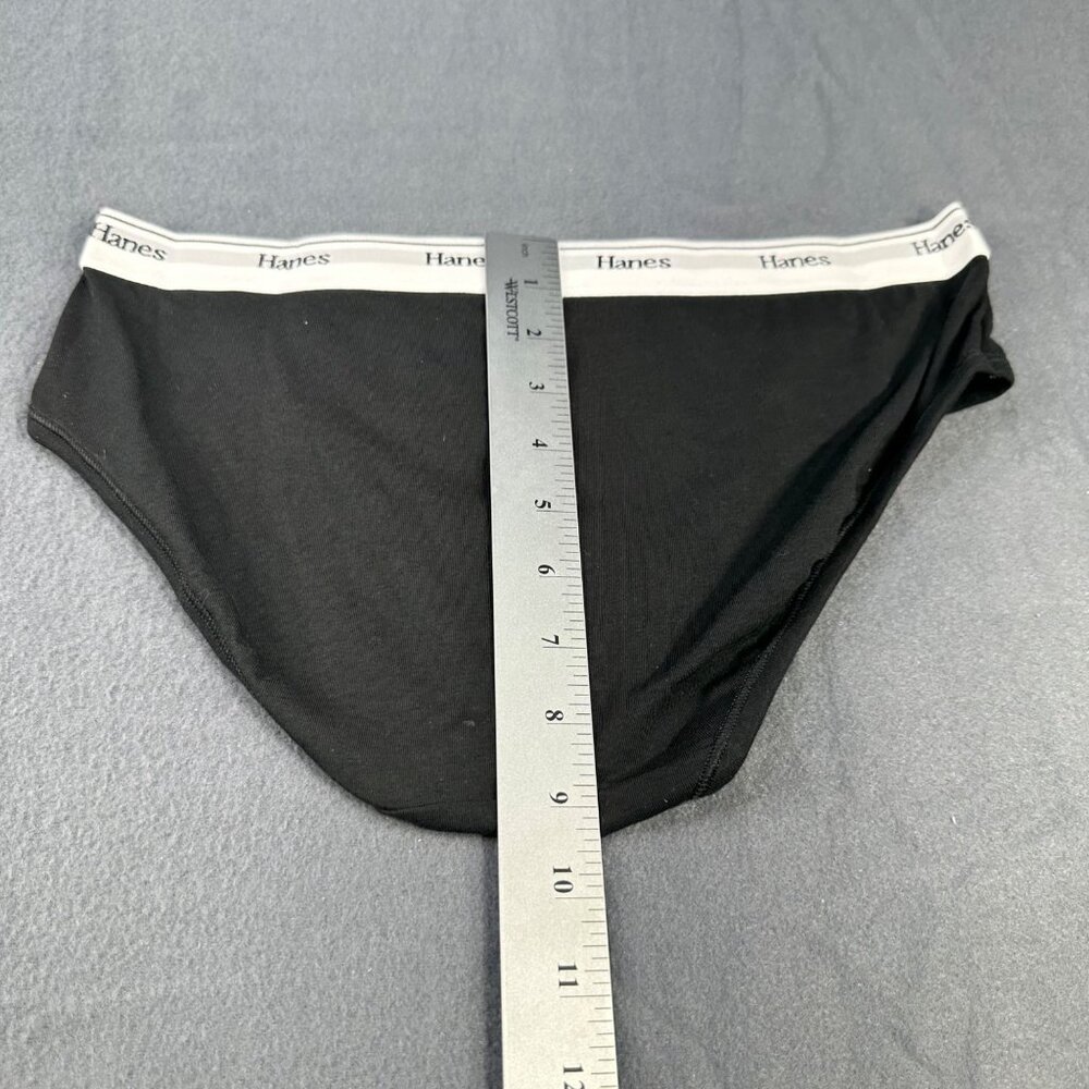 Hanes Originals Women’s Size Medium Panty Bikini Black New With Tags - Picture 8 of 8